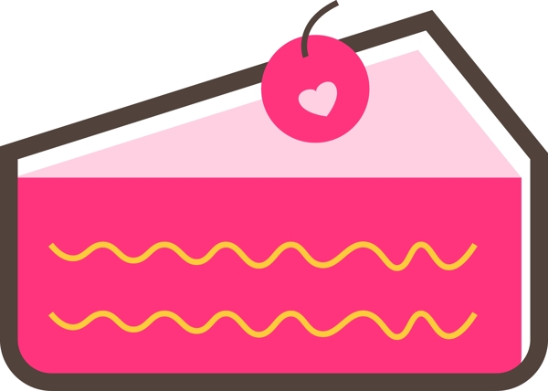 情人节蛋糕元素图标