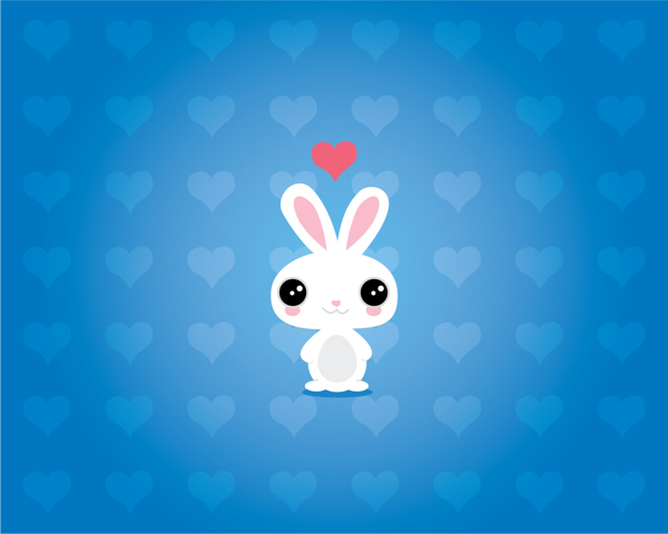 可爱兔兔图片