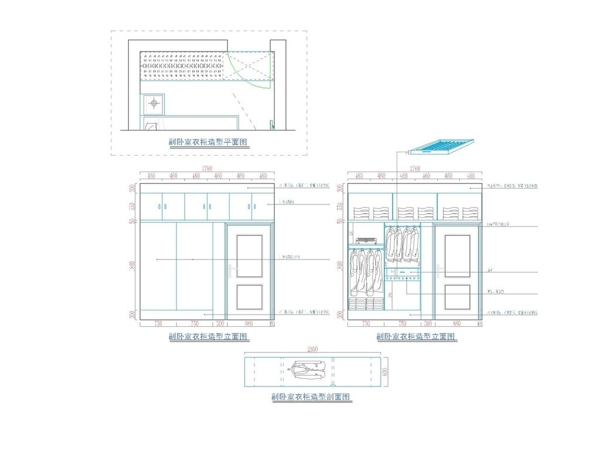 衣柜立面图图片