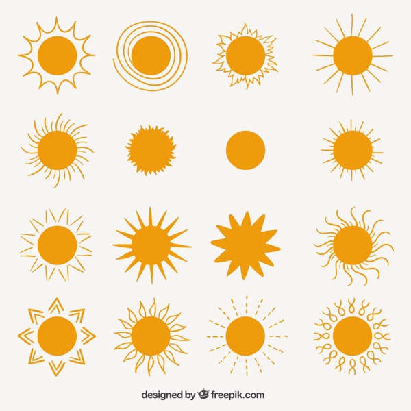 夏天太阳图标