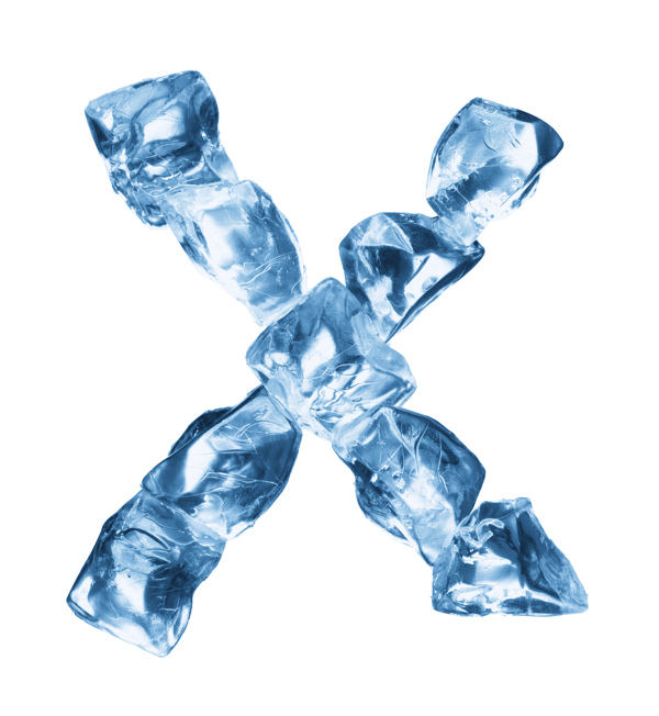冰块字母X